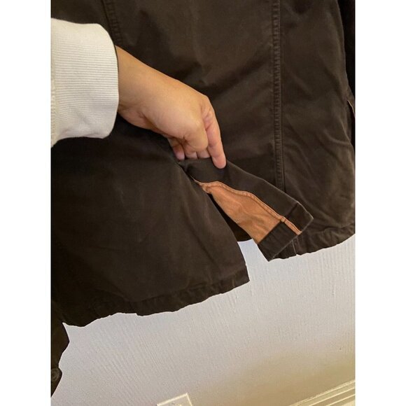 Stock Men Cotton 3 Button Blazer Brown Sport Jacket Size L - Picture 16 of 16